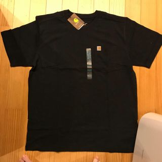 カーハート(carhartt)のカーハート carhartt 半袖 黒 L 胸ポケＴシャツ(Tシャツ/カットソー(半袖/袖なし))