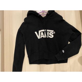 ヴァンズ(VANS)の値下げ中　vansパーカー　ショート丈　レディース(パーカー)