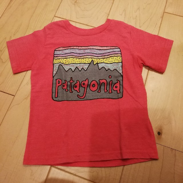 patagonia(パタゴニア)のPatagoniaパタゴニア　ロゴTシャツ キッズ/ベビー/マタニティのキッズ服女の子用(90cm~)(Tシャツ/カットソー)の商品写真