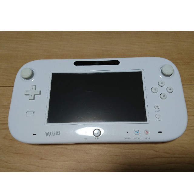 【動作確認済】WiiU ゲームパッド シロ