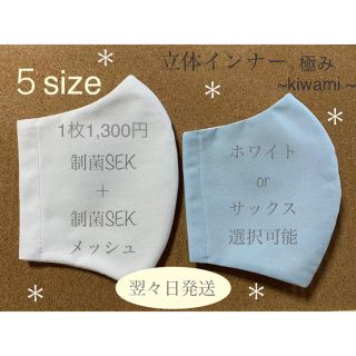 ２枚＊色サイズ選択可・インナー~極み~(両面機能)制菌SEK＆制菌SEKメッシュ(外出用品)