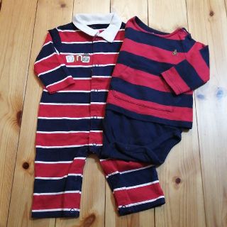 カーターズ(carter's)のcarter's　ロンパース　&　babyGAP　Tシャツロンパース　70cm(ロンパース)