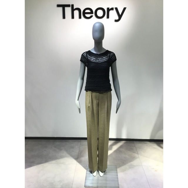 専用 Theory 19aw 半袖プルオーバーニット