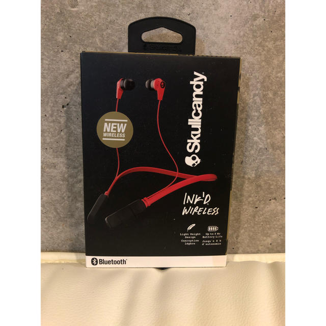 Skullcandy(スカルキャンディ)の新品！未開封！Skullcandy ワイヤレスイヤホン Bluetooth対応 スマホ/家電/カメラのオーディオ機器(ヘッドフォン/イヤフォン)の商品写真