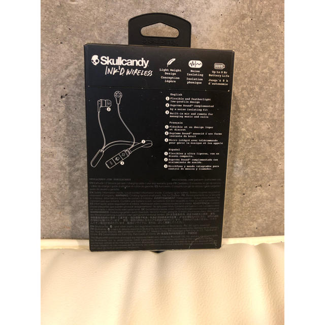 Skullcandy(スカルキャンディ)の新品！未開封！Skullcandy ワイヤレスイヤホン Bluetooth対応 スマホ/家電/カメラのオーディオ機器(ヘッドフォン/イヤフォン)の商品写真