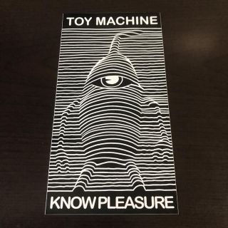 トイマシーン(Toy Machine)の【縦15.1cm横7.9cm】TOI MACHINE ステッカー(スケートボード)