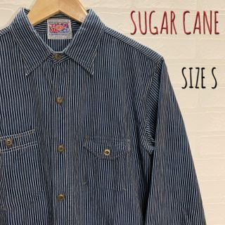 シュガーケーン(Sugar Cane)のSUGAR CANE シュガーケーン ストライプシャツ サイズS(シャツ)