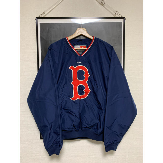 NIKE BOSTON REDSOX プルオーバー　ベースボールスウェット　美品