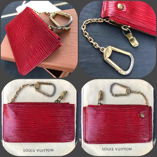 LOUIS VUITTON(ルイヴィトン)の【売切れ..入荷待ち】LOUIS LUITTON　良品　エピ　ポシェットクレ メンズのファッション小物(コインケース/小銭入れ)の商品写真