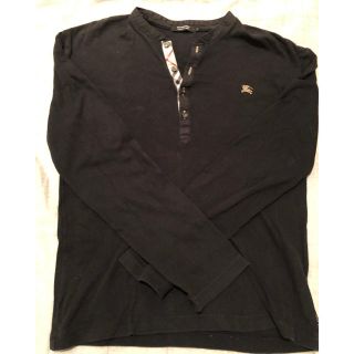 バーバリーブラックレーベル(BURBERRY BLACK LABEL)のメンズ　バーバリーブラックレーベル　長袖カットソーM(Tシャツ/カットソー(七分/長袖))