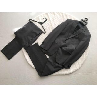 スーツカンパニー(THE SUIT COMPANY)のスーツセレクト  美品スーツ グレー　ストライプ(セットアップ)