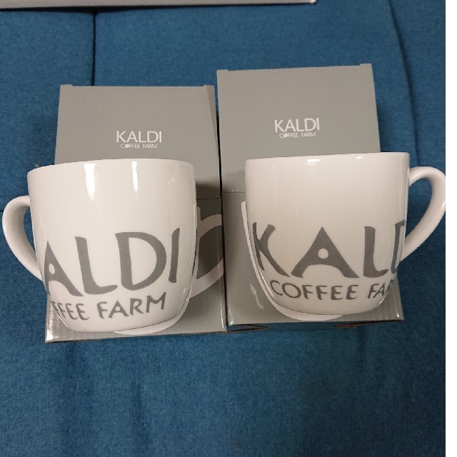 KALDI(カルディ)のカルディ ペア マグカップ インテリア/住まい/日用品のキッチン/食器(食器)の商品写真