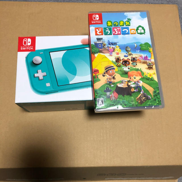 Switch lite ターコイズ あつまれどうぶつの森セット | www