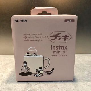 フジフイルム(富士フイルム)の【未使用】FUJI FILM instax mini 8+ チェキ ココア(フィルムカメラ)