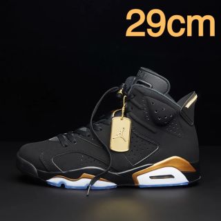 ナイキ(NIKE)のAIR JORDAN 6 DMP BLACK/METALLICGOLD 29cm(スニーカー)