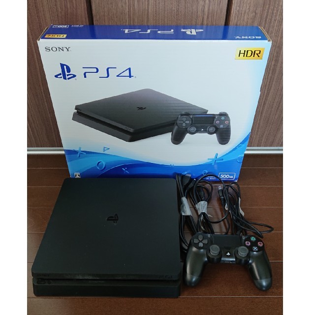 ゲームソフト/ゲーム機本体PlayStation4 ジェット・ブラック 500GB