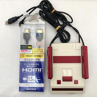 ニンテンドウ(任天堂)の任天堂　クラシックミニファミコン　新品HDMスリムケーブルI1.5m 付属(家庭用ゲーム機本体)