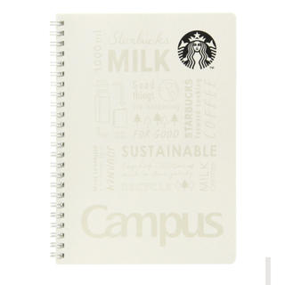 スターバックスコーヒー(Starbucks Coffee)の【STARBUCKS】キャンパスリングノート(ノート/メモ帳/ふせん)