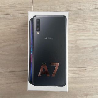 ギャラクシー(Galaxy)のGalaxy A7 ブラック　新品未使用(スマートフォン本体)