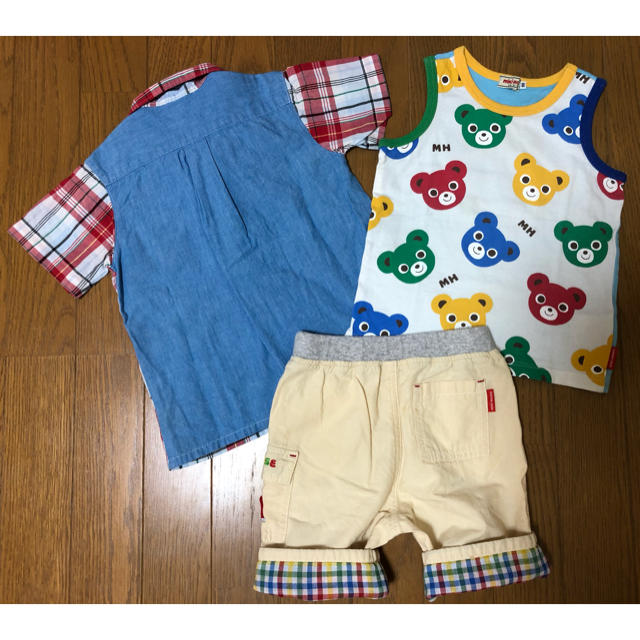 ミキハウス パンツ 半袖 長袖 プッチー - Tシャツ/カットソー