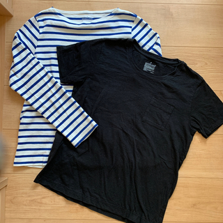 ムジルシリョウヒン(MUJI (無印良品))の無印良品　Mサイズ　Tシャツセット(Tシャツ(長袖/七分))