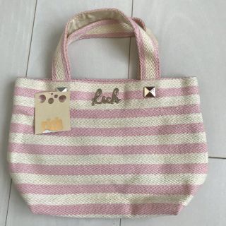 リッチ(rich)のrich♡ボーダー　トートバッグ　タグ付き新品(トートバッグ)