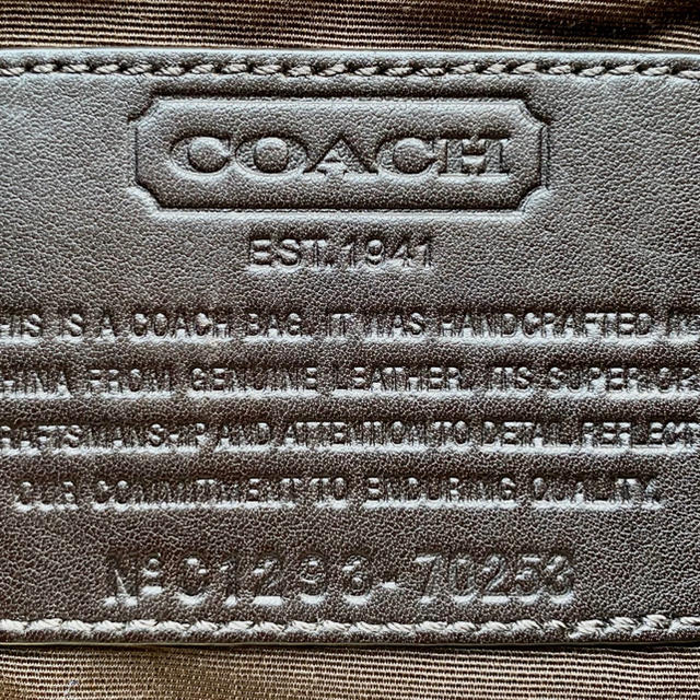 COACH レザー トートバッグ