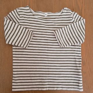 ムジルシリョウヒン(MUJI (無印良品))の無印良品　ボーダーTシャツ(Tシャツ/カットソー)