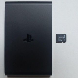 プレイステーションヴィータ(PlayStation Vita)の海外版 Vita TV + メモリーカード 64GB(家庭用ゲーム機本体)