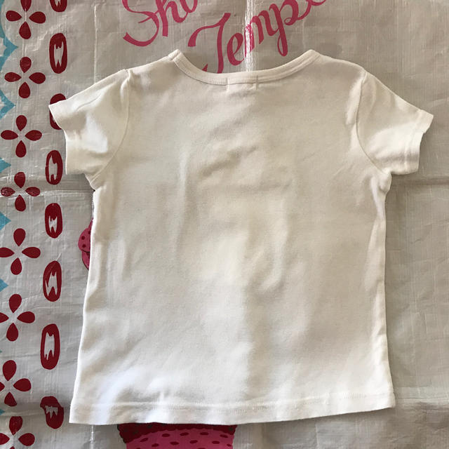 Shirley Temple(シャーリーテンプル)のシャーリーテンプル　ねこ　Tシャツ　110 白 キッズ/ベビー/マタニティのキッズ服女の子用(90cm~)(Tシャツ/カットソー)の商品写真