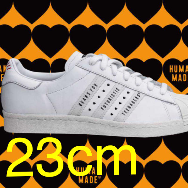 adidas(アディダス)のadidas SUPERSTAR 80S HUMAN MADE®︎ 23cm レディースの靴/シューズ(スニーカー)の商品写真