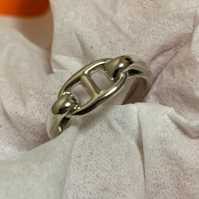 Hermes(エルメス)の新品仕上げ　エルメス　アンシェネ  シェーヌダンクル　指輪　リング　SV メンズのアクセサリー(リング(指輪))の商品写真