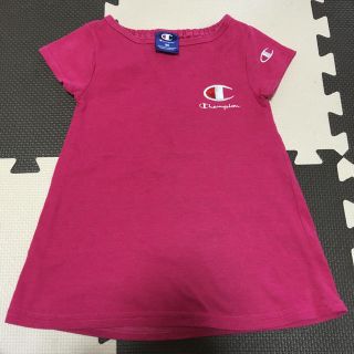 チャンピオン(Champion)のchampion Tシャツ風ワンピース　サイズ90(Tシャツ/カットソー)