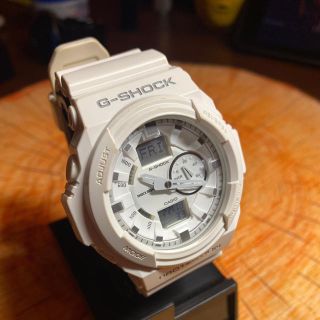 ジーショック(G-SHOCK)のG-SHOCK GA-150 電池新品 程度良好　ホワイト　アナデジ(腕時計(デジタル))