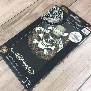 エドハーディー(Ed Hardy)のエドハーディ iPhone8P/7Plus スマホケース ブラック(iPhoneケース)