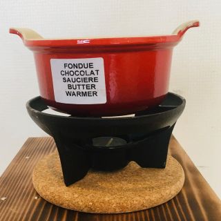 ルクルーゼ(LE CREUSET)のル・クルーゼ　【新品未使用】チョコフォンデュ・ミニフォンデュ鍋(鍋/フライパン)