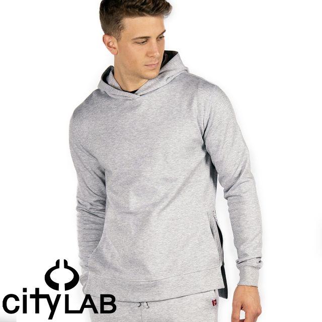 CITY LAB(シティーラブ)のシティラブ ★ XXL Side-Zip サイドジップ ソリッド 無地パーカー メンズのトップス(パーカー)の商品写真