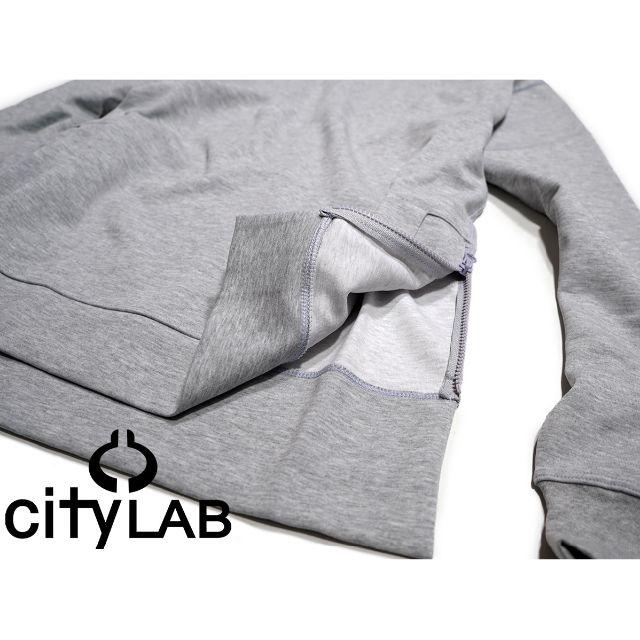 CITY LAB(シティーラブ)のシティラブ ★ XXL Side-Zip サイドジップ ソリッド 無地パーカー メンズのトップス(パーカー)の商品写真