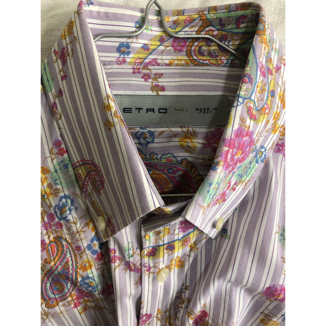 ① ETRO エトロ シャツ ワイシャツ 男女兼用 4500円引き www.gold-and