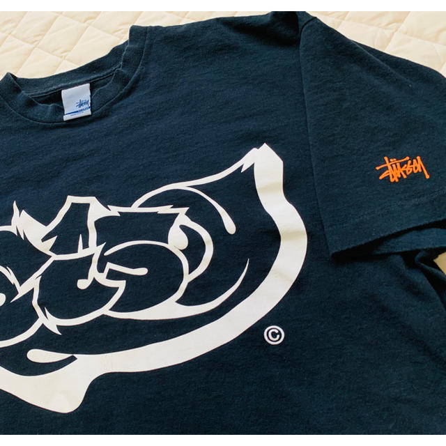 STUSSY(ステューシー)のオールド ステューシー 裏コラボ Tシャツ 90s old stussy XL  メンズのトップス(Tシャツ/カットソー(半袖/袖なし))の商品写真