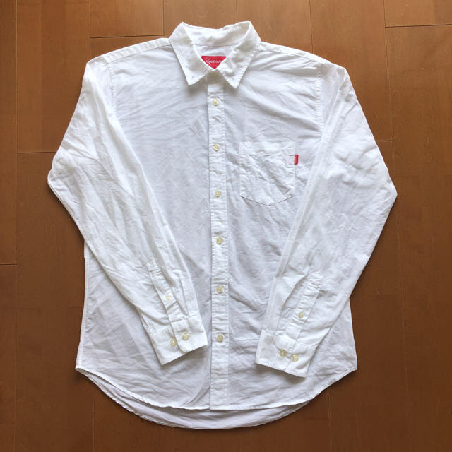 Supreme(シュプリーム)のSupreme オックスフォードシャツ　シャツ　シュプリーム　白　ホワイト　M メンズのトップス(シャツ)の商品写真