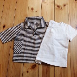 ムジルシリョウヒン(MUJI (無印良品))の無印良品　シャツ・Tシャツ　セット　80cm(Ｔシャツ)