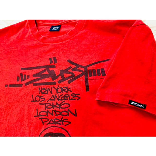 STUSSY(ステューシー)のステューシー ワールドツアー Tシャツ 25周年 old stussy XL メンズのトップス(Tシャツ/カットソー(半袖/袖なし))の商品写真