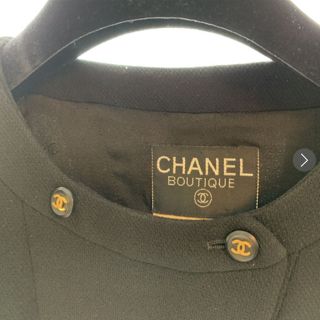 シャネル(CHANEL)のCHANEL  ゴールドココマークボタンxフラッグジャケットxスカートセット(セット/コーデ)