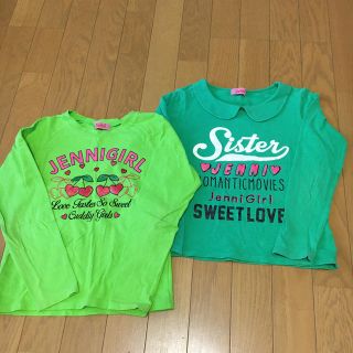 ジェニィ(JENNI)のSISTER JENNI 長袖Tシャツ　130 2枚セット(Tシャツ/カットソー)