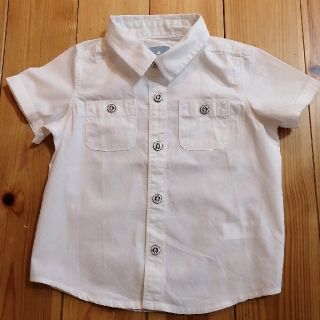 ベビーギャップ(babyGAP)のbabyGAP　白シャツ　男の子　90cm　18~24ヶ月(ブラウス)