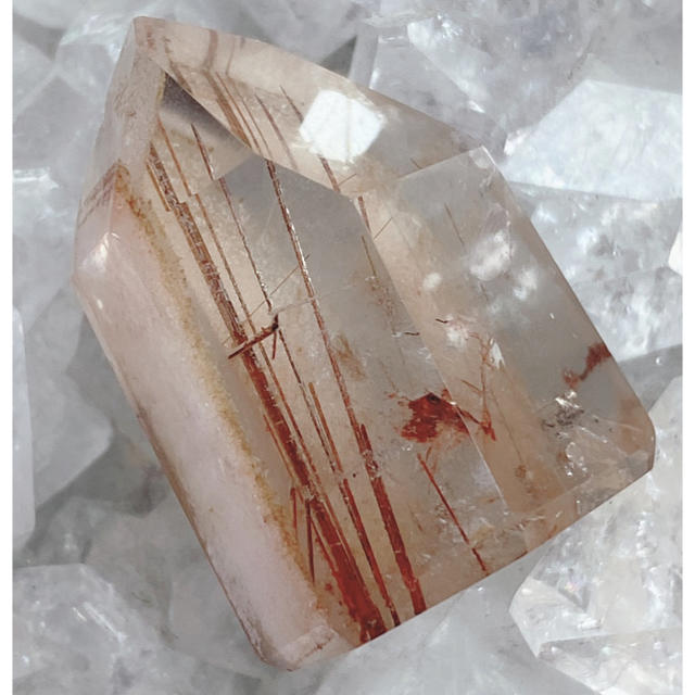 NO.359 ⭐︎レッドルチルポイント水晶の原石⭐︎