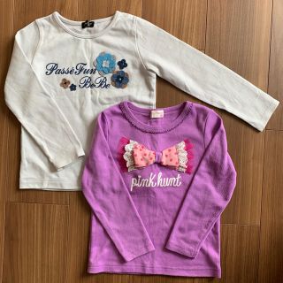 ベベ(BeBe)の子供長袖Tシャツ二枚組(Tシャツ/カットソー)