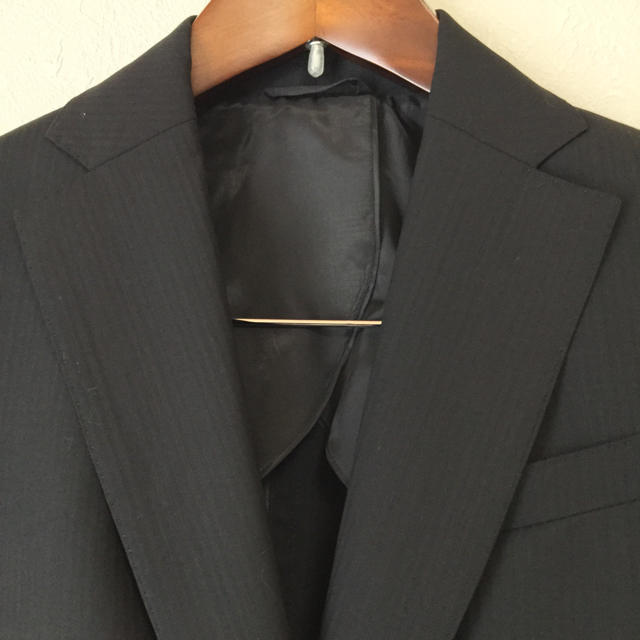 THE SUIT COMPANY(スーツカンパニー)のザスーツカンパニー スカートスーツ 40/38 黒 超美品 OL ビジネス 春夏 レディースのフォーマル/ドレス(スーツ)の商品写真