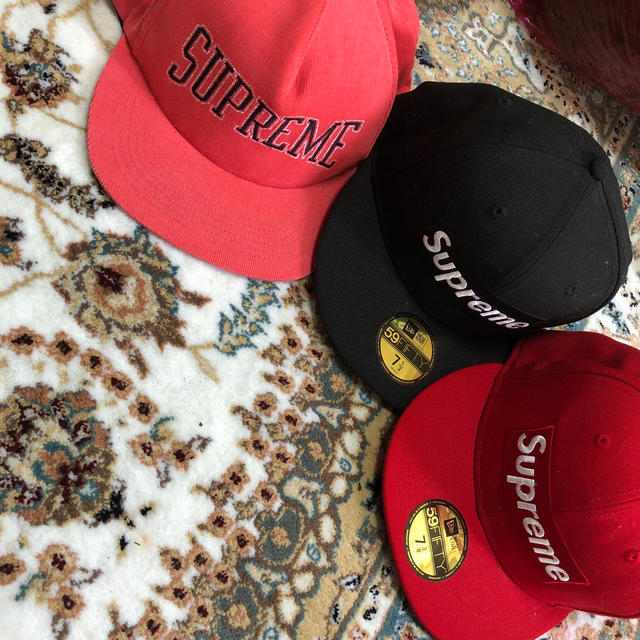 Supreme キャップ ピンク 2